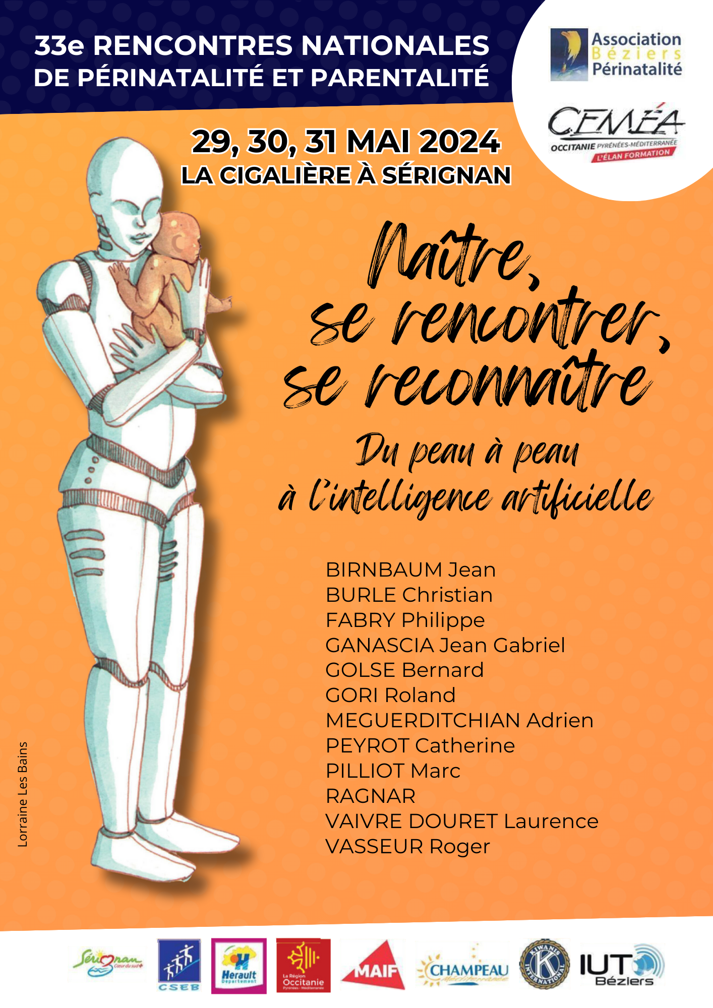 affiche Rencontres périnatalité