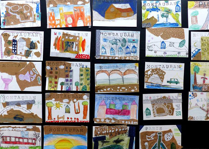 cartes postales avec Louise de Contes